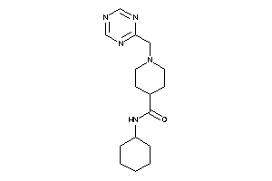 N-cyclohexyl-1-(s-triazin-2-ylmethyl)isonipecotamide