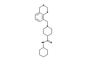 1-(4H-1,3-benzodioxin-8-ylmethyl)-N-cyclohexyl-isonipecotamide