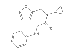 2-anilino-N-cyclopropyl-N-(2-furfuryl)acetamide