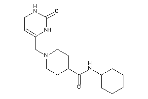 N-cyclohexyl-1-[(2-keto-3,4-dihydro-1H-pyrimidin-6-yl)methyl]isonipecotamide