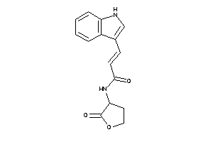 3-(1H-indol-3-yl)-N-(2-ketotetrahydrofuran-3-yl)acrylamide