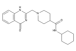 N-cyclohexyl-1-[(4-keto-1H-quinazolin-2-yl)methyl]isonipecotamide