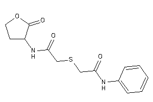 2-[(2-anilino-2-keto-ethyl)thio]-N-(2-ketotetrahydrofuran-3-yl)acetamide