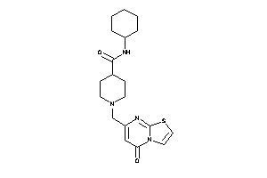 N-cyclohexyl-1-[(5-ketothiazolo[3,2-a]pyrimidin-7-yl)methyl]isonipecotamide