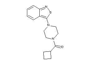 Image of [4-(2,1-benzothiazol-3-yl)piperazino]-cyclobutyl-methanone