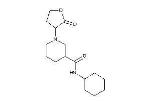 N-cyclohexyl-1-(2-ketotetrahydrofuran-3-yl)nipecotamide