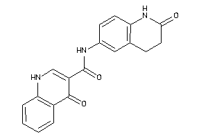 4-keto-N-(2-keto-3,4-dihydro-1H-quinolin-6-yl)-1H-quinoline-3-carboxamide