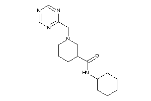 N-cyclohexyl-1-(s-triazin-2-ylmethyl)nipecotamide