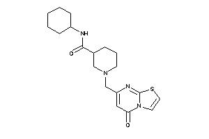 N-cyclohexyl-1-[(5-ketothiazolo[3,2-a]pyrimidin-7-yl)methyl]nipecotamide