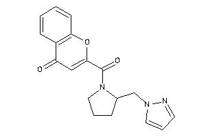 2-[2-(pyrazol-1-ylmethyl)pyrrolidine-1-carbonyl]chromone