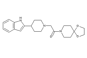 1-(1,4-dioxa-8-azaspiro[4.5]decan-8-yl)-2-[4-(1H-indol-2-yl)piperidino]ethanone