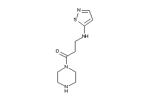 3-(isothiazol-5-ylamino)-1-piperazino-propan-1-one