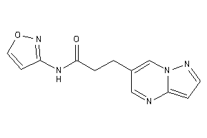 N-isoxazol-3-yl-3-pyrazolo[1,5-a]pyrimidin-6-yl-propionamide