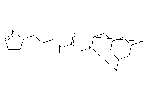 N-(3-pyrazol-1-ylpropyl)-2-BLAHyl-acetamide