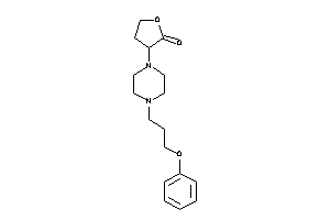 3-[4-(3-phenoxypropyl)piperazino]tetrahydrofuran-2-one