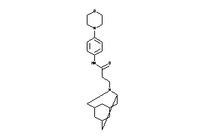 N-(4-morpholinophenyl)-3-BLAHyl-propionamide