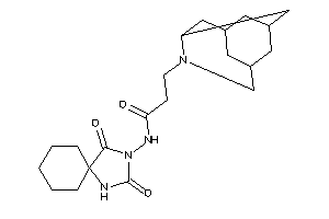 N-(2,4-diketo-1,3-diazaspiro[4.5]decan-3-yl)-3-BLAHyl-propionamide