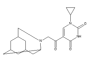 1-cyclopropyl-5-(2-BLAHylacetyl)pyrimidine-2,4-quinone