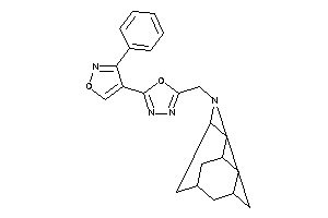 2-(3-phenylisoxazol-4-yl)-5-(BLAHylmethyl)-1,3,4-oxadiazole