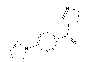 [4-(2-pyrazolin-1-yl)phenyl]-(1,2,4-triazol-4-yl)methanone