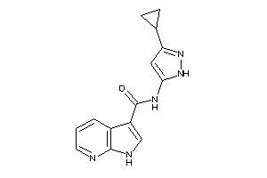 N-(3-cyclopropyl-1H-pyrazol-5-yl)-1H-pyrrolo[2,3-b]pyridine-3-carboxamide