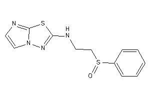 2-(benzenesulfinyl)ethyl-imidazo[2,1-b][1,3,4]thiadiazol-2-yl-amine