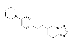 (4-morpholinobenzyl)-(5,6,7,8-tetrahydro-[1,2,4]triazolo[1,5-a]pyridin-6-yl)amine