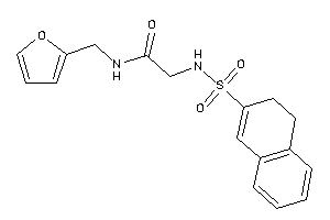 2-(3,4-dihydronaphthalen-2-ylsulfonylamino)-N-(2-furfuryl)acetamide