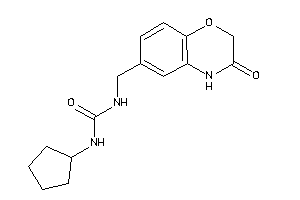 1-cyclopentyl-3-[(3-keto-4H-1,4-benzoxazin-6-yl)methyl]urea