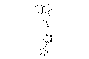 Image of 2-indoxazen-3-ylacetic Acid [5-(2-thienyl)-1,3,4-oxadiazol-2-yl]methyl Ester