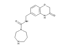 N-[(3-keto-4H-1,4-benzoxazin-6-yl)methyl]-1,4-diazepane-1-carboxamide