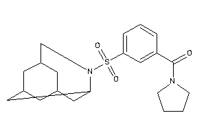 Pyrrolidino-(3-BLAHylsulfonylphenyl)methanone