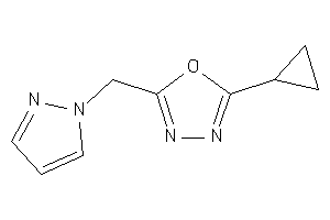 2-cyclopropyl-5-(pyrazol-1-ylmethyl)-1,3,4-oxadiazole