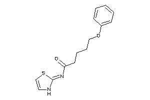 5-phenoxy-N-(4-thiazolin-2-ylidene)valeramide