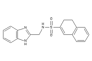 Image of N-(1H-benzimidazol-2-ylmethyl)-3,4-dihydronaphthalene-2-sulfonamide