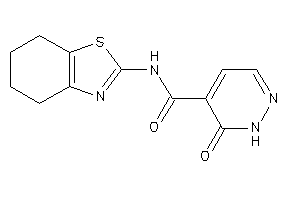 6-keto-N-(4,5,6,7-tetrahydro-1,3-benzothiazol-2-yl)-1H-pyridazine-5-carboxamide