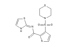 N-(4-thiazolin-2-ylidene)-3-thiomorpholinosulfonyl-thiophene-2-carboxamide