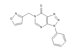 Image of 6-(isoxazol-3-ylmethyl)-3-phenyl-triazolo[4,5-d]pyrimidin-7-one