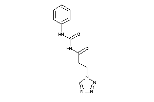 N-(phenylcarbamoyl)-3-(tetrazol-1-yl)propionamide