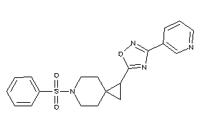 5-(6-besyl-6-azaspiro[2.5]octan-1-yl)-3-(3-pyridyl)-1,2,4-oxadiazole