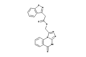 2-indoxazen-3-ylacetic Acid (5-keto-4H-[1,2,4]triazolo[4,3-a]quinazolin-1-yl)methyl Ester