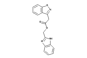 2-indoxazen-3-ylacetic Acid 1H-benzimidazol-2-ylmethyl Ester