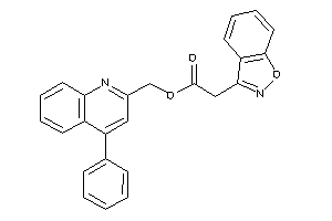 2-indoxazen-3-ylacetic Acid (4-phenyl-2-quinolyl)methyl Ester