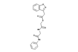 2-indoxazen-3-ylacetic Acid [2-[(2-anilino-2-keto-ethyl)amino]-2-keto-ethyl] Ester