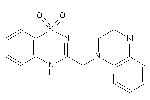 3-(3,4-dihydro-2H-quinoxalin-1-ylmethyl)-4H-benzo[e][1,2,4]thiadiazine 1,1-dioxide