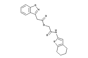 2-indoxazen-3-ylacetic Acid [2-keto-2-(4,5,6,7-tetrahydrobenzothiophen-2-ylamino)ethyl] Ester