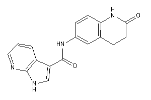 N-(2-keto-3,4-dihydro-1H-quinolin-6-yl)-1H-pyrrolo[2,3-b]pyridine-3-carboxamide