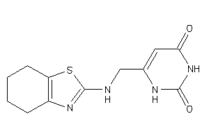 6-[(4,5,6,7-tetrahydro-1,3-benzothiazol-2-ylamino)methyl]uracil