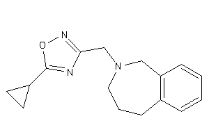 5-cyclopropyl-3-(1,3,4,5-tetrahydro-2-benzazepin-2-ylmethyl)-1,2,4-oxadiazole