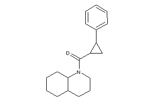 3,4,4a,5,6,7,8,8a-octahydro-2H-quinolin-1-yl-(2-phenylcyclopropyl)methanone